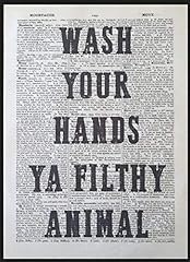 Wash hands quote for sale  Delivered anywhere in UK