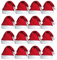 100pc santa hats for sale  Delivered anywhere in UK