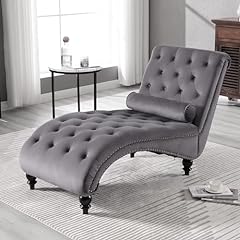 Binzida velvet chaise for sale  Delivered anywhere in USA 