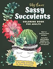 Succulent coloring book for sale  Delivered anywhere in USA 