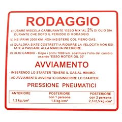 Adesivo rodaggio rms usato  Spedito ovunque in Italia 