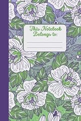 Floral Themed Notebook: Floral Notebook 6x9" for Journaling, for sale  Delivered anywhere in Canada
