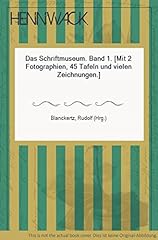 Schriftmuseum band 1 gebraucht kaufen  Wird an jeden Ort in Deutschland