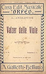 Valzer delle viole. usato  Spedito ovunque in Italia 