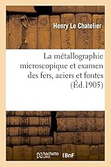 Métallographie microscopique  d'occasion  Livré partout en France