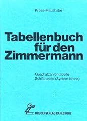 Tabellenbuch den zimmermann gebraucht kaufen  Wird an jeden Ort in Deutschland