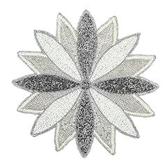 Round grey silver for sale  Delivered anywhere in USA 
