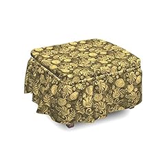 Lunarable botanical ottoman for sale  Delivered anywhere in USA 