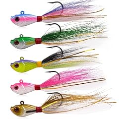 Bucktail jigs saltwater for sale  Delivered anywhere in UK