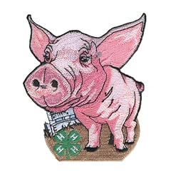 Pig swine embroidered for sale  Delivered anywhere in USA 