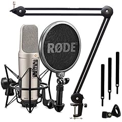 Rode NT2-A - Juego de micrófono condensador + trípode de mesa Keepdrum MS138 y brazo de micrófono segunda mano  Se entrega en toda España 