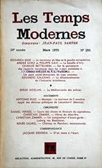 Temps modernes 284 d'occasion  Livré partout en France