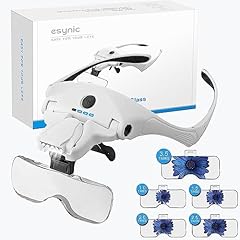 Esynic headband magnifying for sale  Delivered anywhere in UK