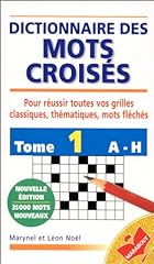 Dictionnaire mots croisés d'occasion  Livré partout en France