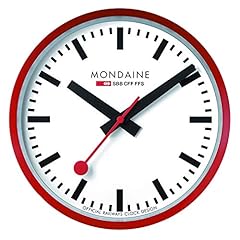 Mondaine wall clock usato  Spedito ovunque in Italia 