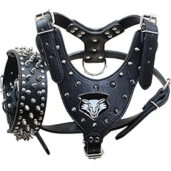 Haoyueer leather spiked for sale  Delivered anywhere in UK