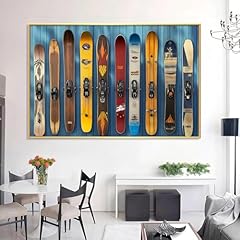 Vintage wooden skis for sale  Delivered anywhere in USA 