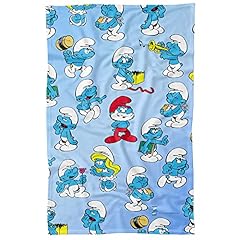 Logovision smurfs blanket for sale  Delivered anywhere in USA 