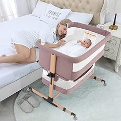Bedside Baby Crib 3 in 1 Folding Baby Bassinet with for sale  Delivered anywhere in UK