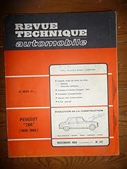 204 revue technique d'occasion  Livré partout en France