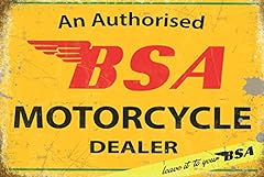 Bsa dealer metal for sale  Delivered anywhere in UK
