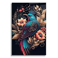 Bird flowers glass for sale  Delivered anywhere in USA 