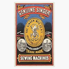 Vintage poster singer for sale  Delivered anywhere in USA 
