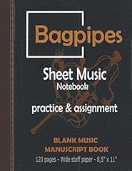 Bagpipes music sheet for sale  Delivered anywhere in Ireland