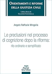 Preclusioni nel processo usato  Spedito ovunque in Italia 