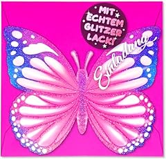 12x glitzer schmetterling gebraucht kaufen  Wird an jeden Ort in Deutschland