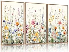 Fwiexa floral canvas for sale  Delivered anywhere in USA 