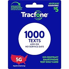 Tracfone text add for sale  Delivered anywhere in USA 