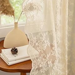 Beige sheer curtains for sale  Delivered anywhere in USA 