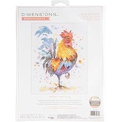 Dimensions watercolor rooster for sale  Delivered anywhere in USA 
