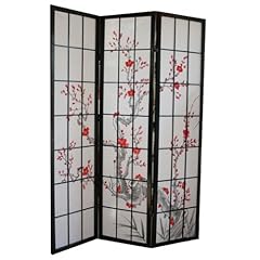 Paravent japonais fleur d'occasion  Livré partout en France