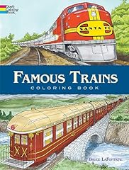 Famous trains coloring for sale  Delivered anywhere in UK