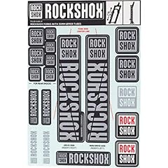 Rockshox sticker set usato  Spedito ovunque in Italia 