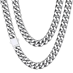 Silver chains 12mm for sale  Delivered anywhere in UK