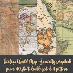 Vintage world map usato  Spedito ovunque in Italia 