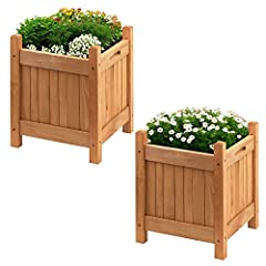 Wooden garden planters for sale  Delivered anywhere in UK