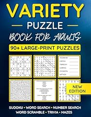 Variety puzzle book for sale  Delivered anywhere in USA 