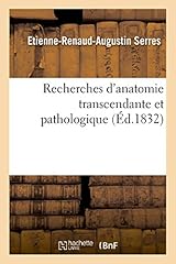 Recherches anatomie transcenda d'occasion  Livré partout en France