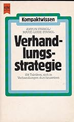 Verhandlungsstrategie anton st gebraucht kaufen  Wird an jeden Ort in Deutschland