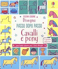 Cavalli pony. disegno usato  Spedito ovunque in Italia 