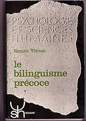 Bilinguisme précoce d'occasion  Livré partout en France