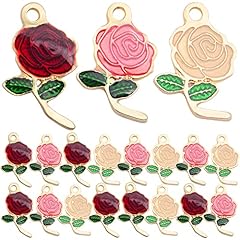 24pcs enamel rose for sale  Delivered anywhere in USA 