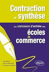Contraction synthèse concours d'occasion  Livré partout en France