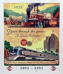 Railroad tin sign for sale  Delivered anywhere in USA 