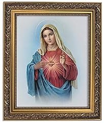 Gerffert Collection Sacred Heart of Mary Framed Portrait for sale  Delivered anywhere in Canada