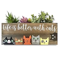 Cat planter life for sale  Delivered anywhere in USA 